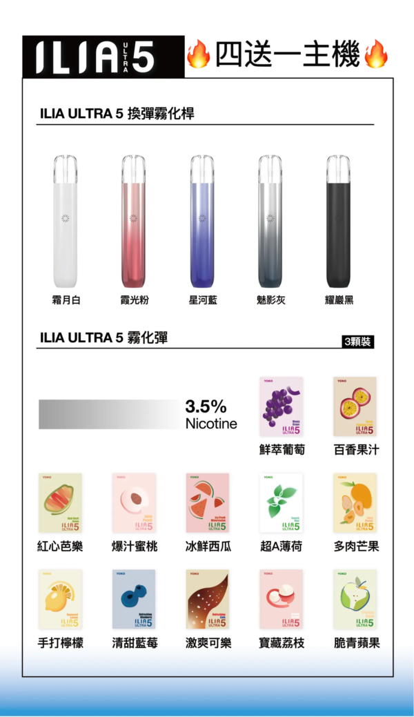6月活動💥滿4盒送主機❤️‍ILIA哩亞五代蛋❤️‍3顆入❤️‍不通用一代